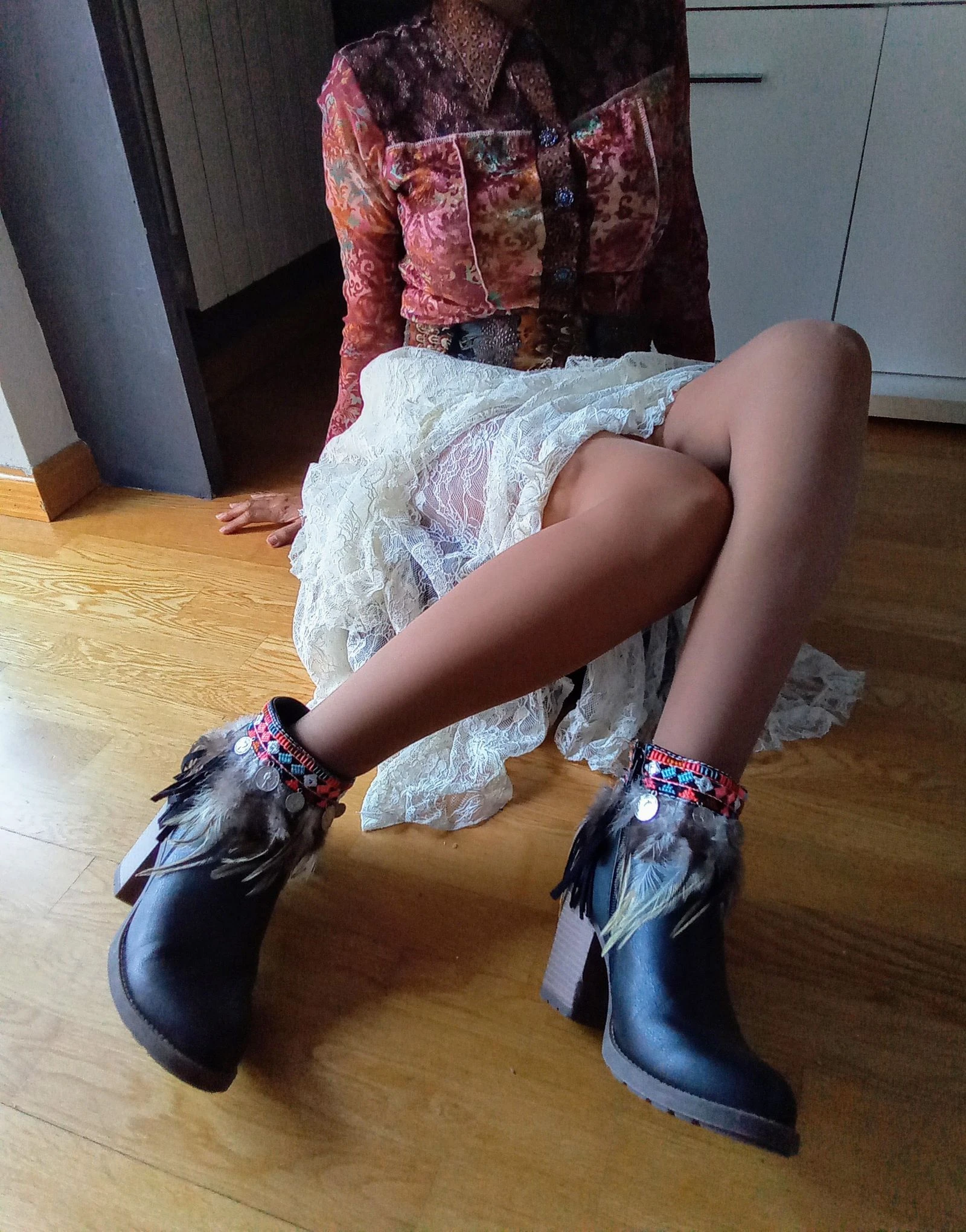Boho-style ankle boots – photo 12